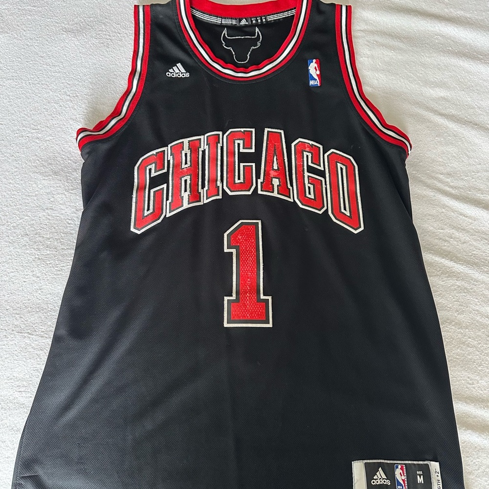 Adidas Chicago Bulls Black Jersey
